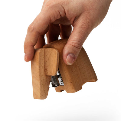 Suck UK Wooden Elephant Stapler, baby