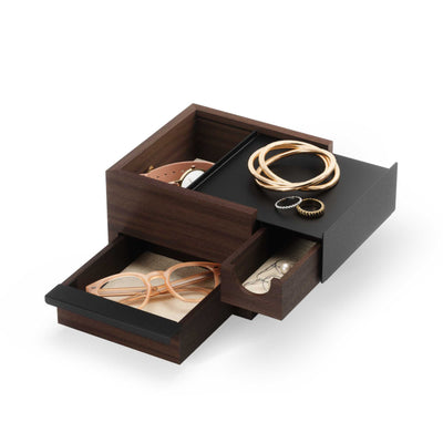 Umbra Stowit Mini storage box, Walnut