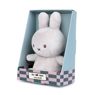 Lucky Miffy Sitting in giftbox 10cm, grey