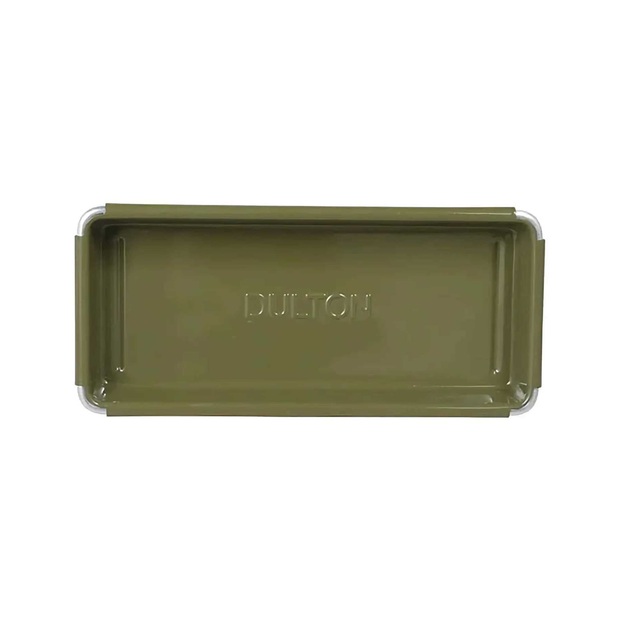 Dulton Desktop Tray , Olive Green