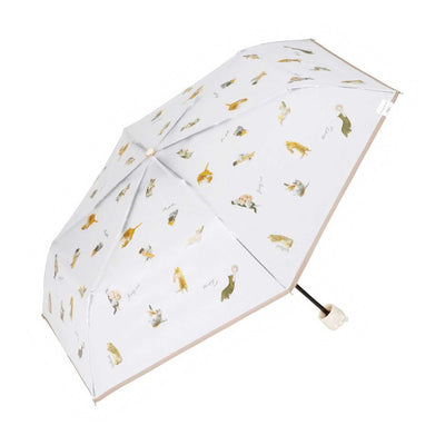 Wpc. x Masayuki OKI Paw Nyan Mini umbrella, beige
