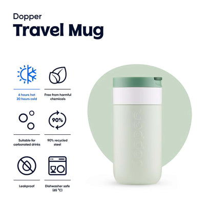 Dopper Travel Mug thermal mug 300ml, forest green