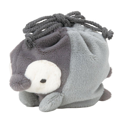 LivHeart Marshmallow drawstring pouch, Penguin