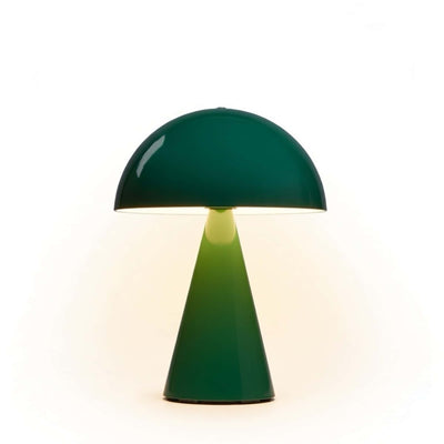 Hubsch Mush rechargeable lamp, dark green