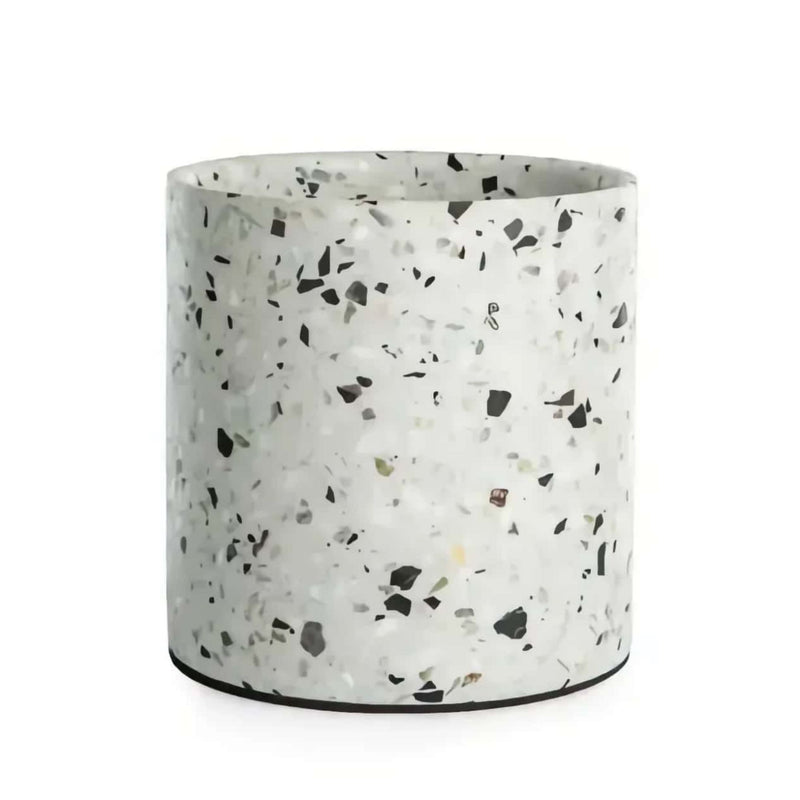 XLBoom Terrazzo pot medium, white