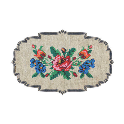 Beija Flor Gobelin Beige Cutout Vinyl Placemat