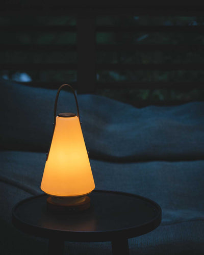 MoriMori LED lantern speaker ROOMS (leather handle type)