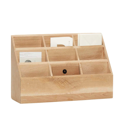 Hübsch Archive Card Box Natural