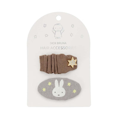Miffy and the Angel Series gauze hairpin set, beige