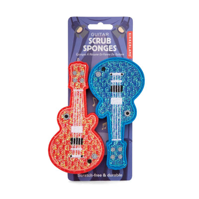 Kikkerland Guitar scrub sponges
