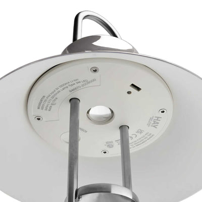 HAY Mousqueton rechargeable lamp, stainless steel