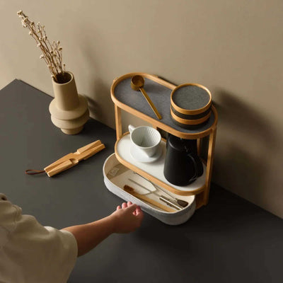 Gudee Life Trivi 2-Tier countertop coffee shelf