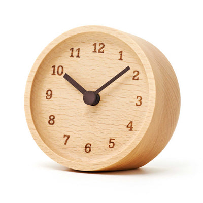 Lemnos MUKU desk clock, Beech