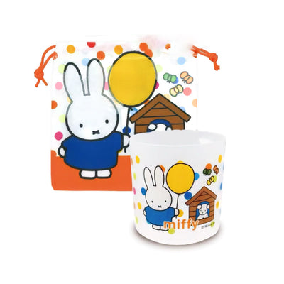 Miffy mini cup & drawstring bag, dog house