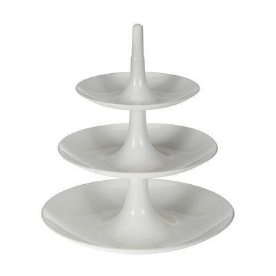 Koziol Babell serving dish 3-tier, white