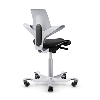 HAG Capisco Puls 8020 ergonomic chair, light grey/silver/black