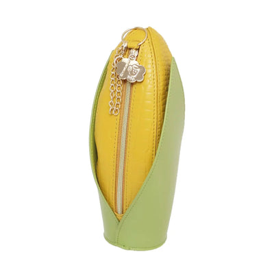 Marushin Yup! Leather pouch, corn