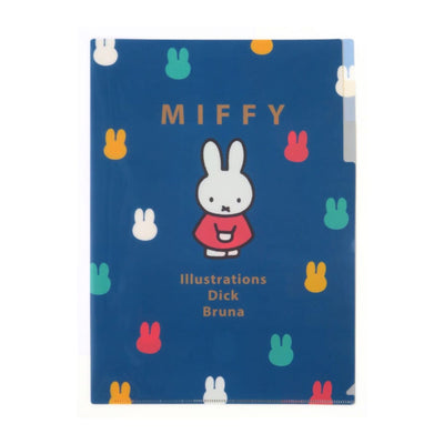 Miffy A4 clear file, Full of Miffy