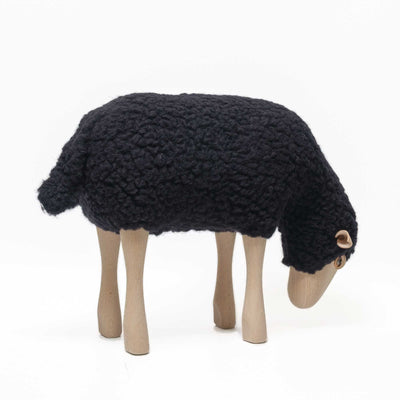 Meier Lamb Wool Plush Grazing Medium, black