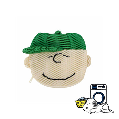 Peanuts Storage mesh laundry bag for socks, charlie brown