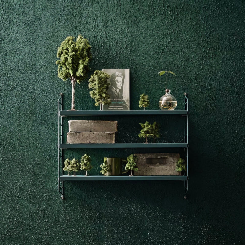 String® Pocket shelving, Tegnérgrön green