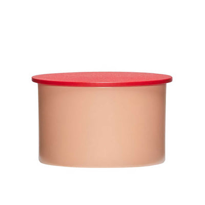 Hubsch District storage box small, pink/red