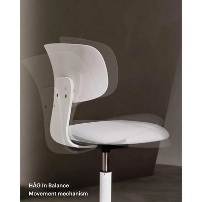 HÅG TION 2140 ergonomic chair, grey/white