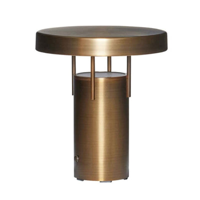Hubsch BringMe Mini rechargeable lamp, burnished brass