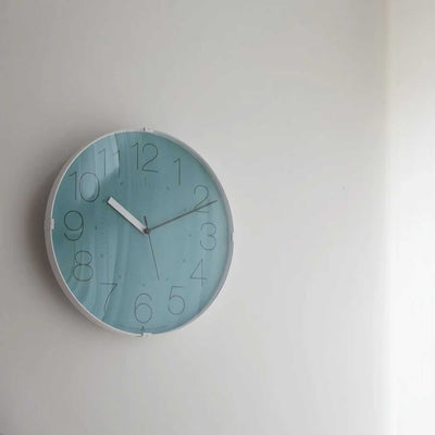 Lemnos CARA wall clock, turquoise