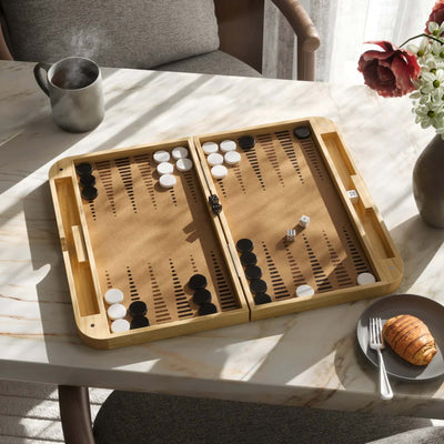 Umbra Blitz 2-in-1 backgammon checkers