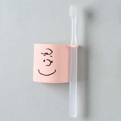 Peanuts gargling cup with toothbrush holder, charile