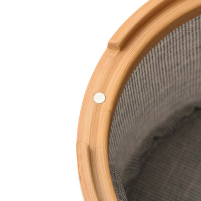 Gudee Esobi Round tissue box, natural