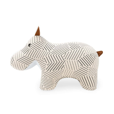 Zuny bookend, hippo kvadrat razzle dazzle white