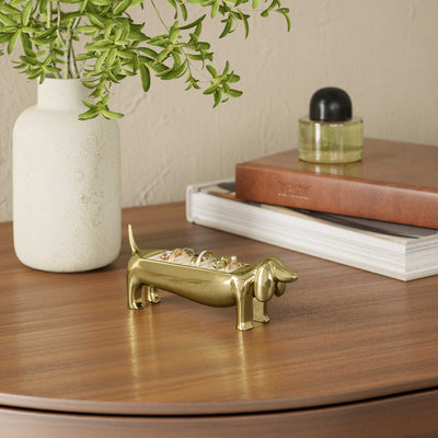 Umbra Dachsie ring holder, Brass