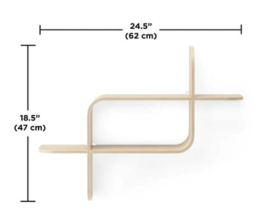 Umbra Montage wall shelf, natural