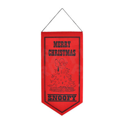 Peanuts x Magpie Snoopy pennant, christmas