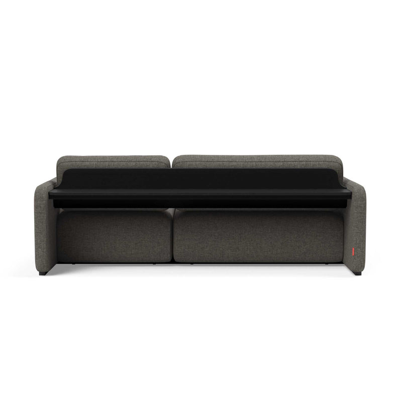Vogan Sofa bed with backshelf, 216FlashtexDarkGrey