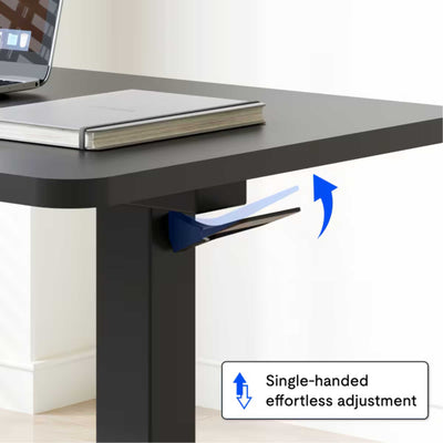 FlexiSpot H7 height adjustable side table, white