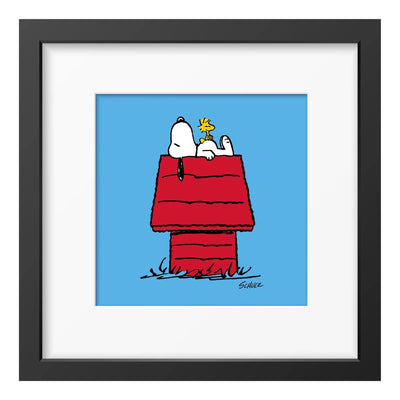 Peanuts x Magpie Snoopy House Framed Print