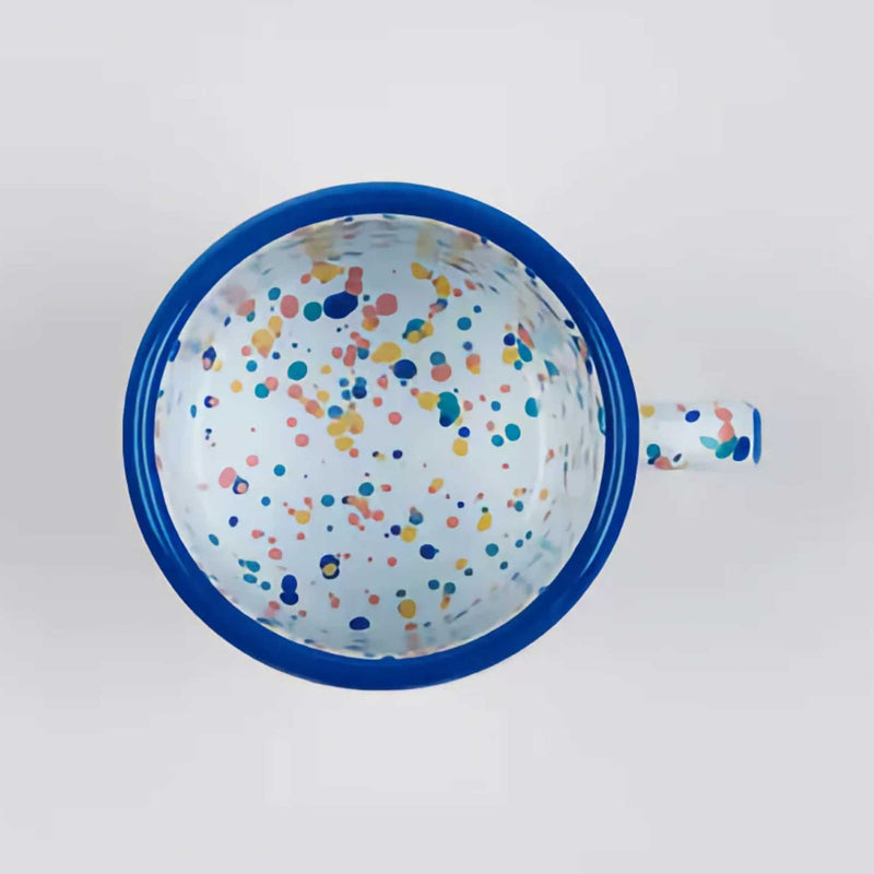 Kapka Enamel Wonder Wheel Mug, Blue