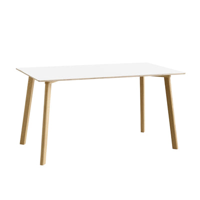 HAY Cph Deux 210 table L140xW75, pearl white/oak