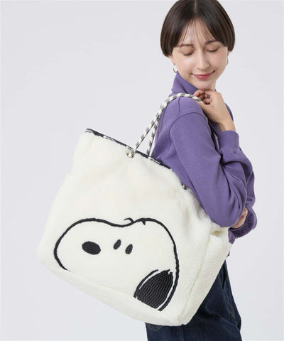 LeSportsac × PEANUTS large 2-way tote, snoopy