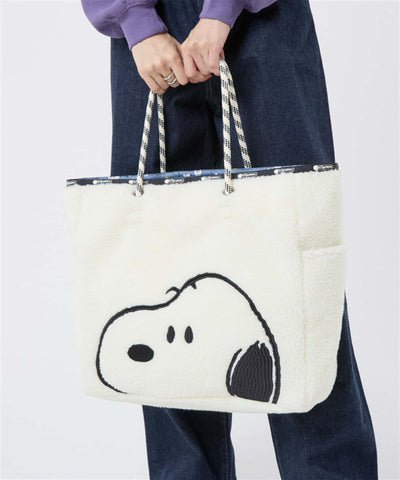 LeSportsac × PEANUTS large 2-way tote, snoopy