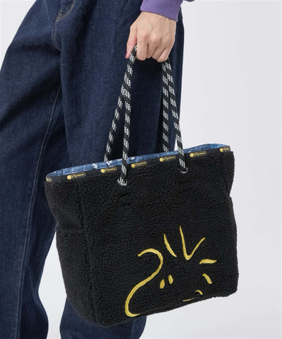 LeSportsac × PEANUTS large 2-way tote, woodstock