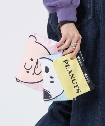LeSportsac × PEANUTS wristlet pouch set