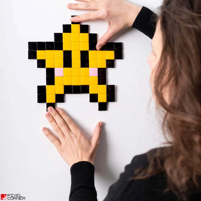 Pixel Corner Pixel Art Kit Classic diy wall art, starry