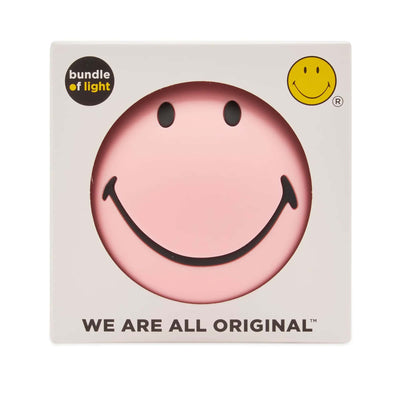Mr Maria Bundle of Light - Smiley® battery lamp, pink