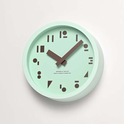 Lemnos M,S,S. table clock, mint