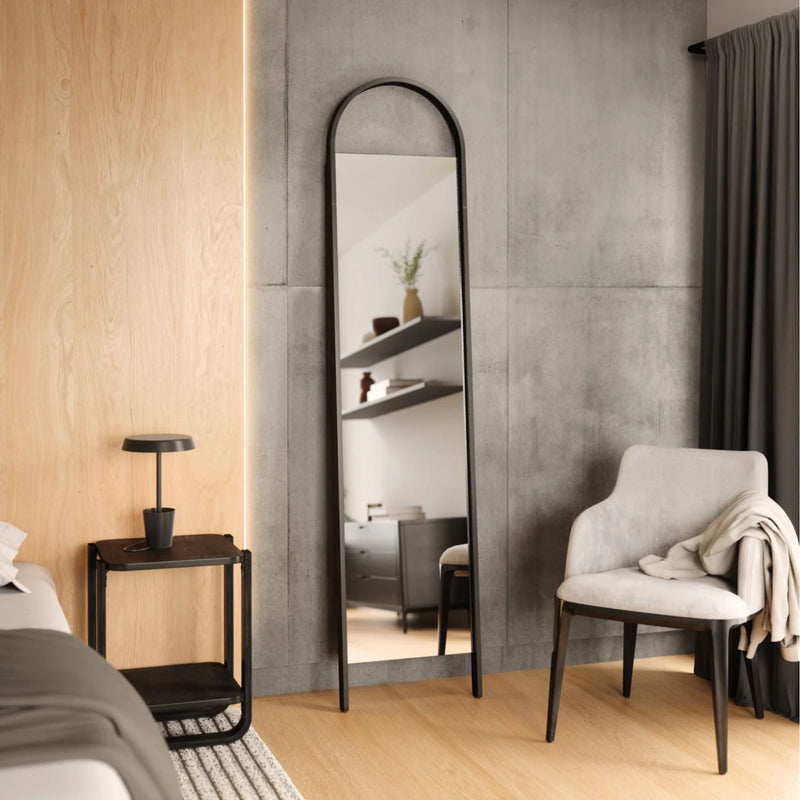 Umbra Bellwood leaning mirror, black