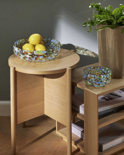 Hubsch Confetti Bowls Set of 2, Multicolour